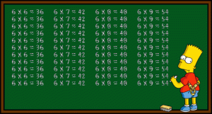 bart-simpson-tabelline
